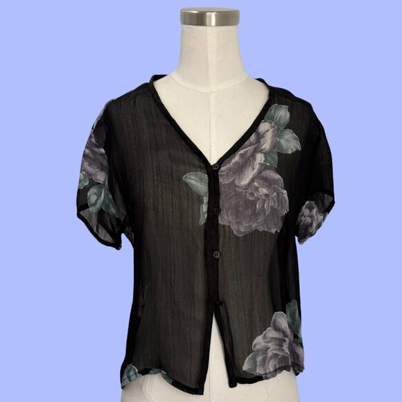 90s/Y2K Sheer Top - Picture 1 of 6